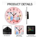 Round-Digital-Wall-Clock