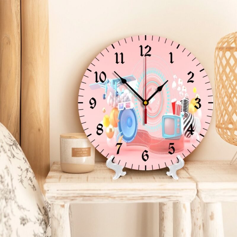 Round-Digital-Wall-Clock-for-kid