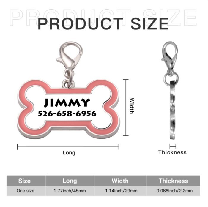 Dog-bone-keychain-size